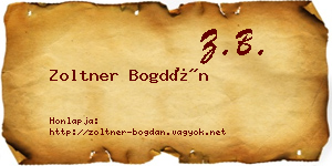 Zoltner Bogdán névjegykártya